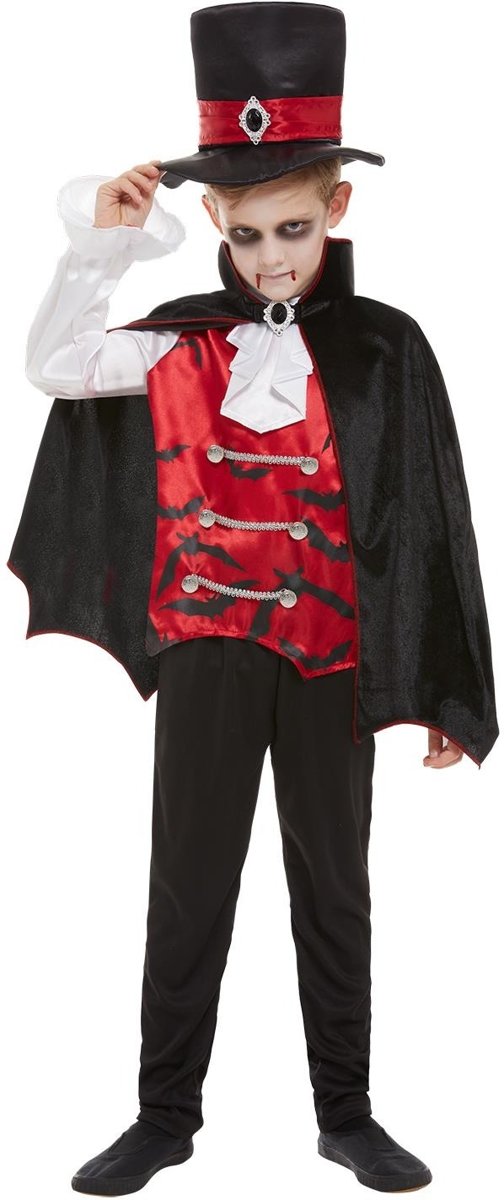 Vampier & Dracula Kostuum | Gruwelijke Graaf Dracula Maurice | Jongen | Large | Halloween |  